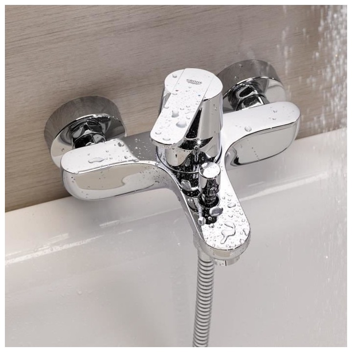 GROHE Mitigeur monocommande bain douche Get, montage mural, raccord fi