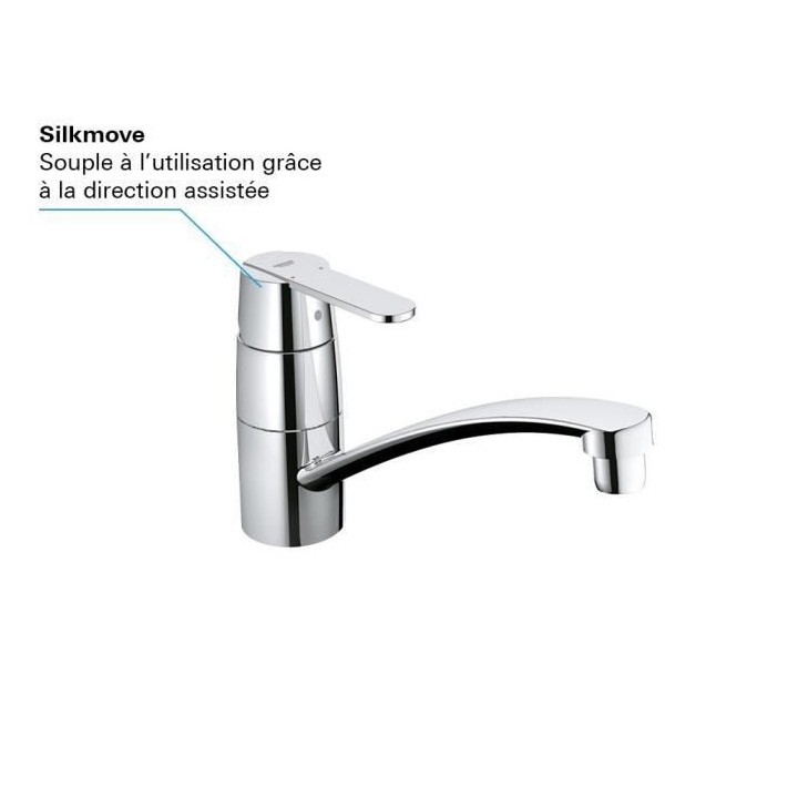 GROHE Mitigeur monocommande Evier Get Chromé 32891000