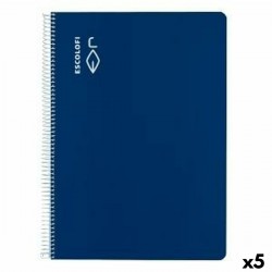 Cahier ESCOLOFI Bleu A4 Din...