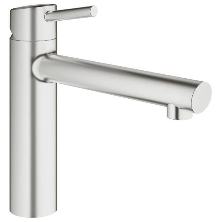 GROHE Mitigeur évier Concetto 31128DC1 - Bec moulé pivotant médium
