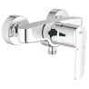 GROHE Mitigeur monocommande Douche Wave Cosmopolitan, montage mural, raccord fileté 1/2, rosaces incluses, chromé 23208000