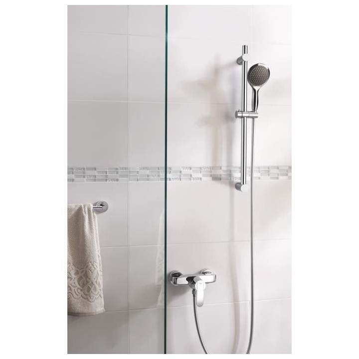 GROHE Mitigeur monocommande Douche Wave Cosmopolitan, montage mural, r