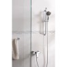 GROHE Mitigeur monocommande Douche Wave Cosmopolitan, montage mural, raccord fileté 1/2, rosaces incluses, chromé 23208000