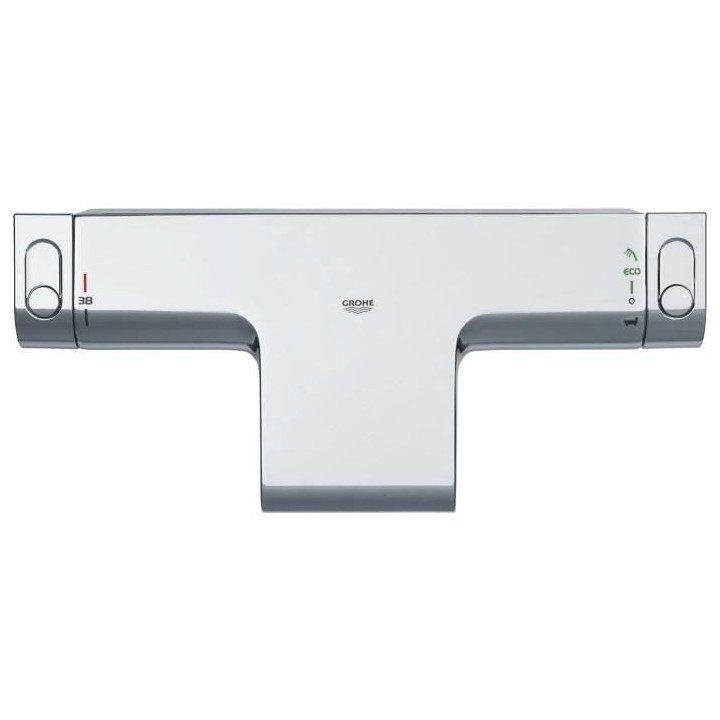 GROHE Mitigeur mural thermostatique bain/douche ½ Grohtherm 2000 3417