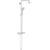 GROHE Colonne de douche Euphoria Tete XXL 260 1 jet 27964000 - Mitigeur thermostatique - Limiteur de température - Chrome