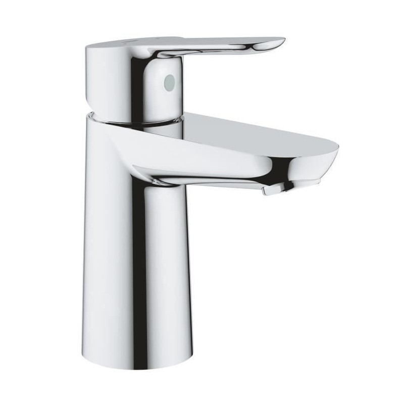 GROHE Robinet de salle de bains lavabo Start Edge, sans tirette, robinet mousseur économique d'eau, taille S, 23344000