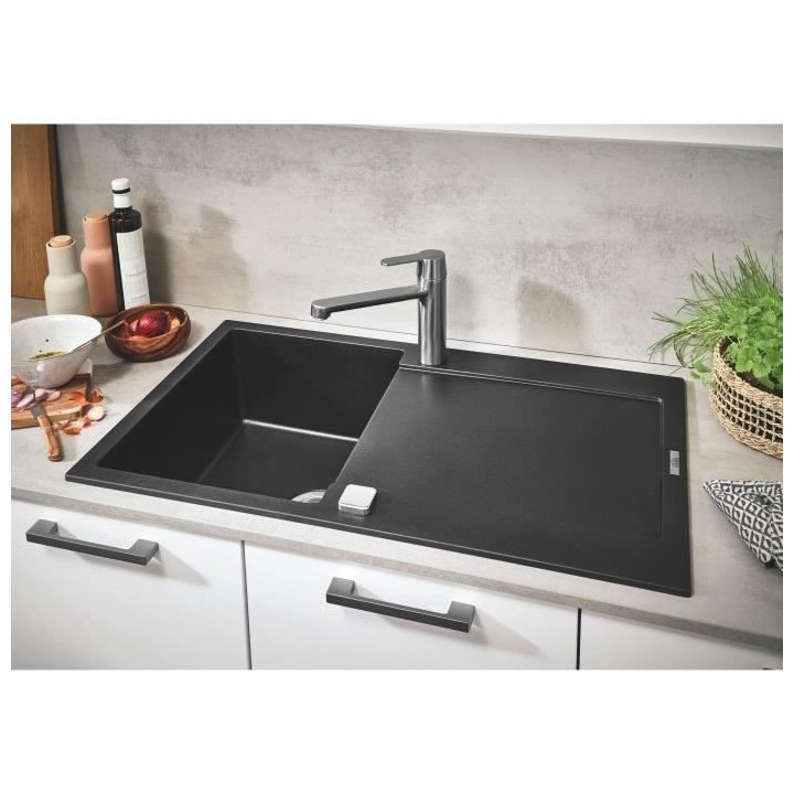 GROHE Mitigeur monocommande Evier Get Supersteel 30196DC0