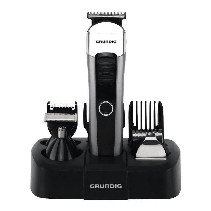 GRUNDIG MGK6841 - Tondeuse multifonction - 5 tetes de coupe Inox - Aut