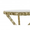 Table d'appoint DKD Home Decor Blanc Doré Aluminium Marbre 43 x 43 x 54 cm