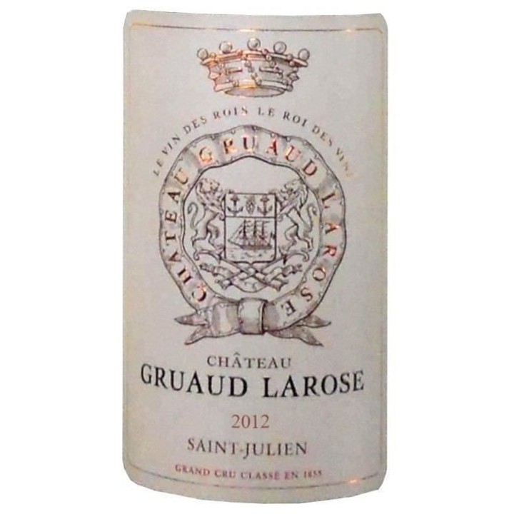Château Gruaud Larose 2012 Saint-Julien - Vin rouge de Bordeaux