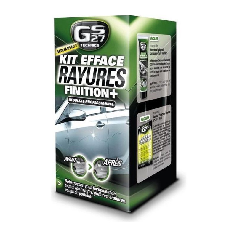 GS27 Kit Efface Rayures Finition+ - 8 pieces