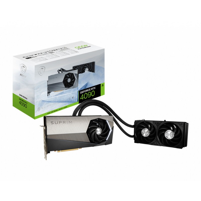 Carte Graphique MSI GeForce RTX 4090 SUPRIM LIQUID X 24G NVIDIA GeForce RTX 4090 24 GB RAM GDDR6 GDDR6X