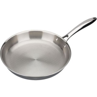 GSW 975346 - Poele Pro INOXAAL PLUS TRI-PLY - 28cm - Inox 1810 - Fond
