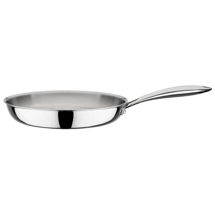 GSW 975346 - Poele Pro INOXAAL PLUS TRI-PLY - 28cm - Inox 1810 - Fond