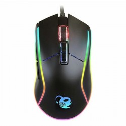 Souris Gaming avec LED CoolBox DeepDarth RGB 6400 dpi 30 ips Noir