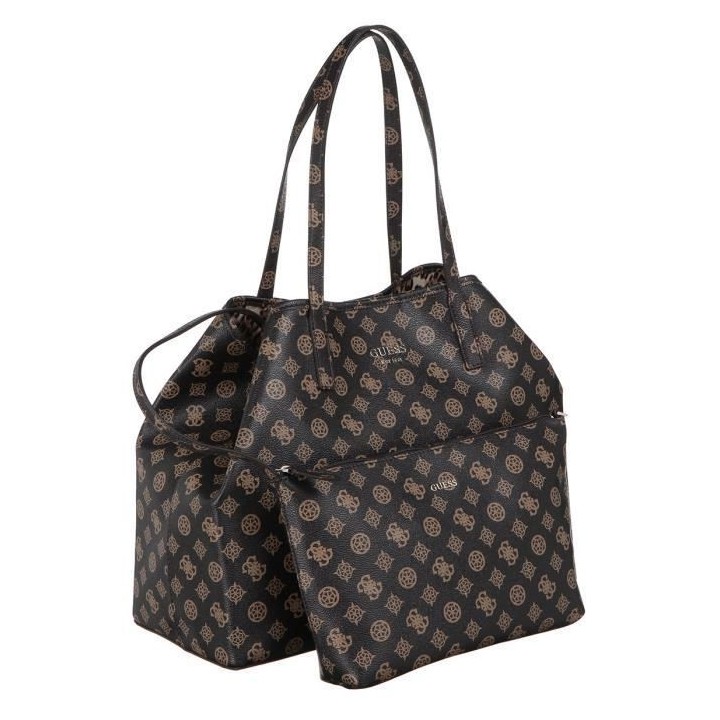 GUESS Sac femme Vikky large tote Marron