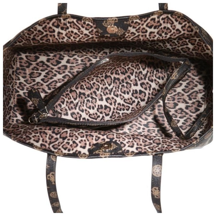 GUESS Sac femme Vikky large tote Marron