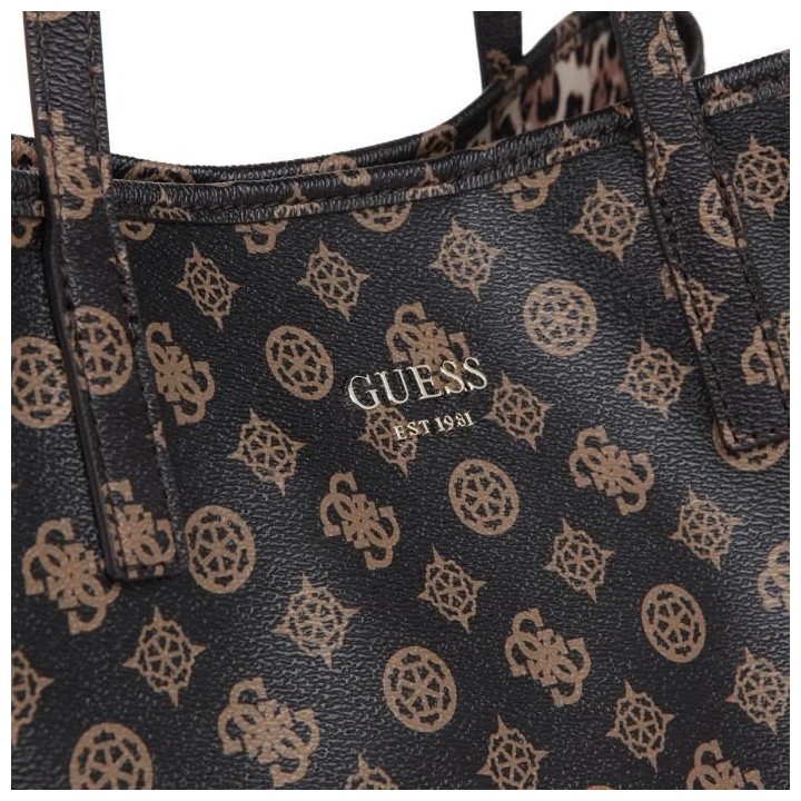 GUESS Sac femme Vikky large tote Marron