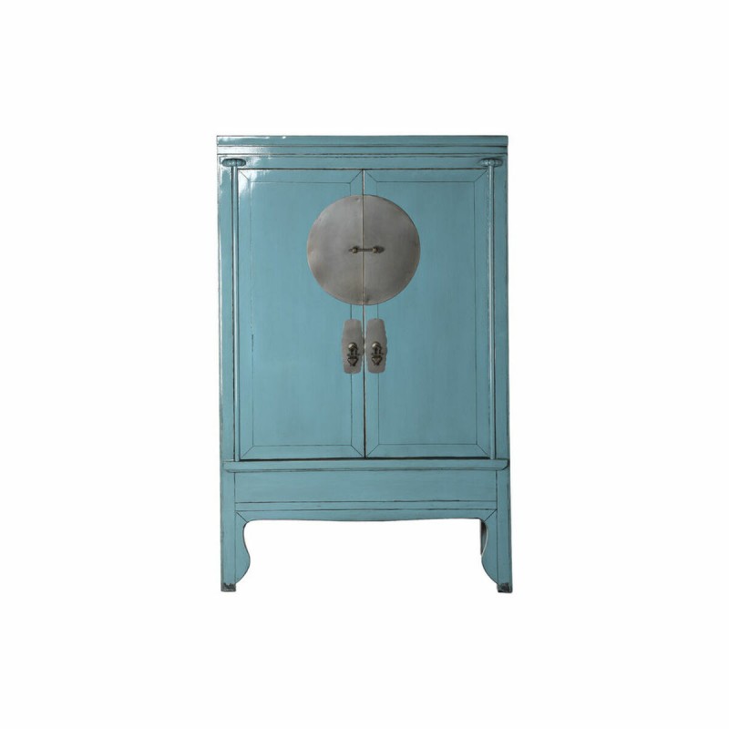 Armoire DKD Home Decor Noir Bleu ciel 108 x 50 x 173 cm