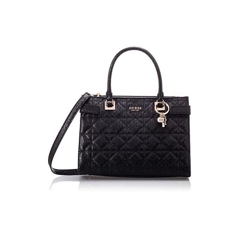 GUESS Sac femme Kobo Status Satchel Noir