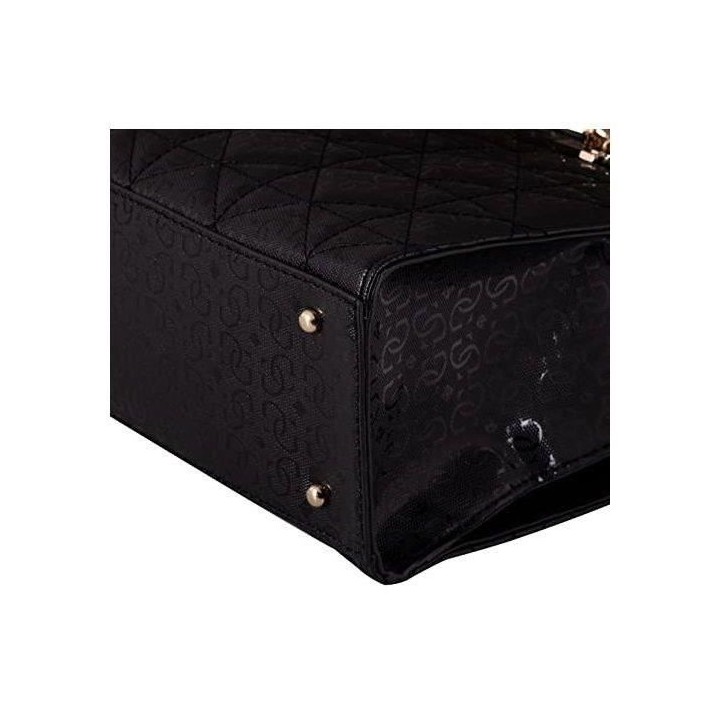 GUESS Sac femme Kobo Status Satchel Noir