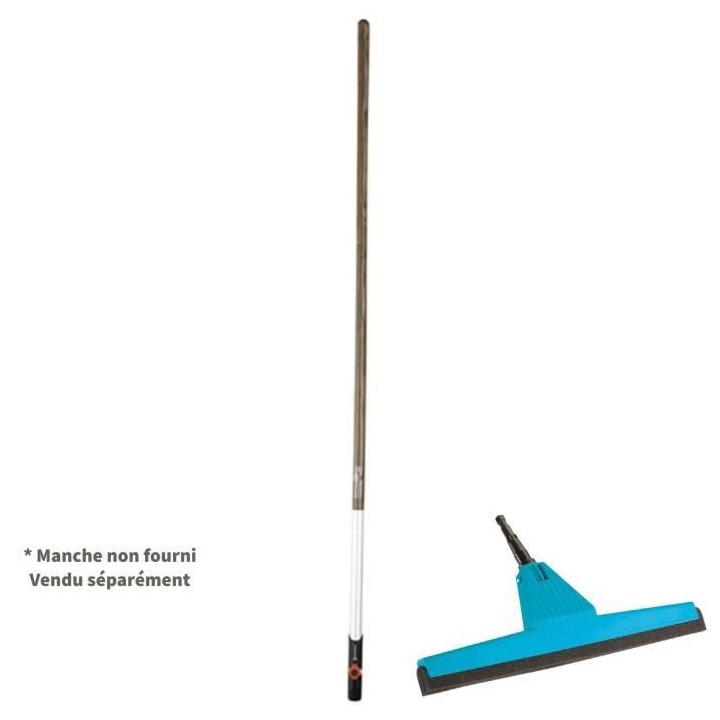 GARDENA Raclette 43cm Combisystem - Embout caoutchouc résistant – T