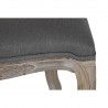 Chaise DKD Home Decor Gris Bois Polyester Rotin (53 x 49 x 95 cm)