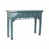 Table d'appoint DKD Home Decor MB-181878 113 x 38 x 84 cm Bleu Métal Turquoise