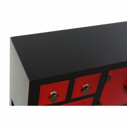 Console DKD Home Decor Noir Sapin Bois MDF 95 x 25 x 78,5 cm