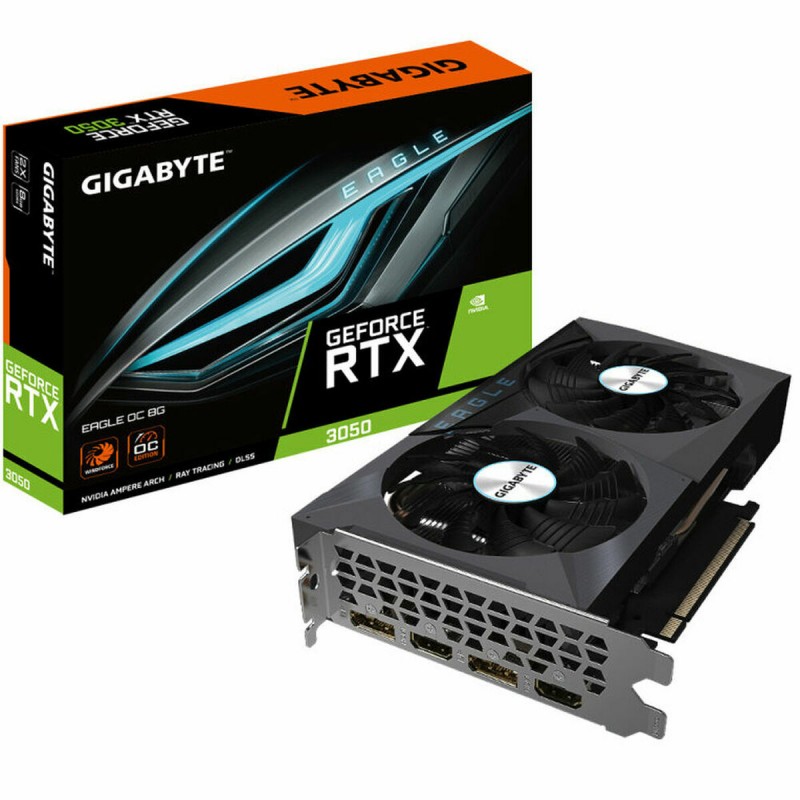 Carte Graphique Gigabyte GeForce RTX 3050 EAGLE OC 8K Ultra HD 8 GB RAM GDDR6