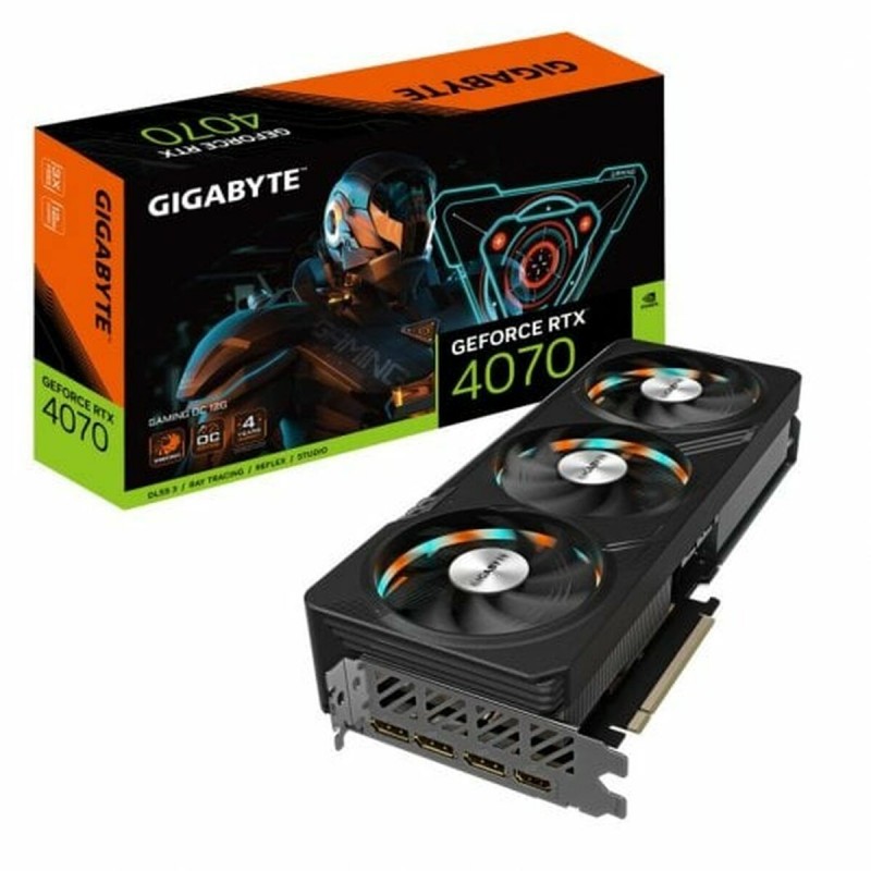 Carte Graphique Gigabyte GV-N4070GAMING 12 GB GDDR6X GEFORCE RTX 4070 GDDR6