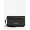 GUESS Sac femme Laurel SLG large zip Noir