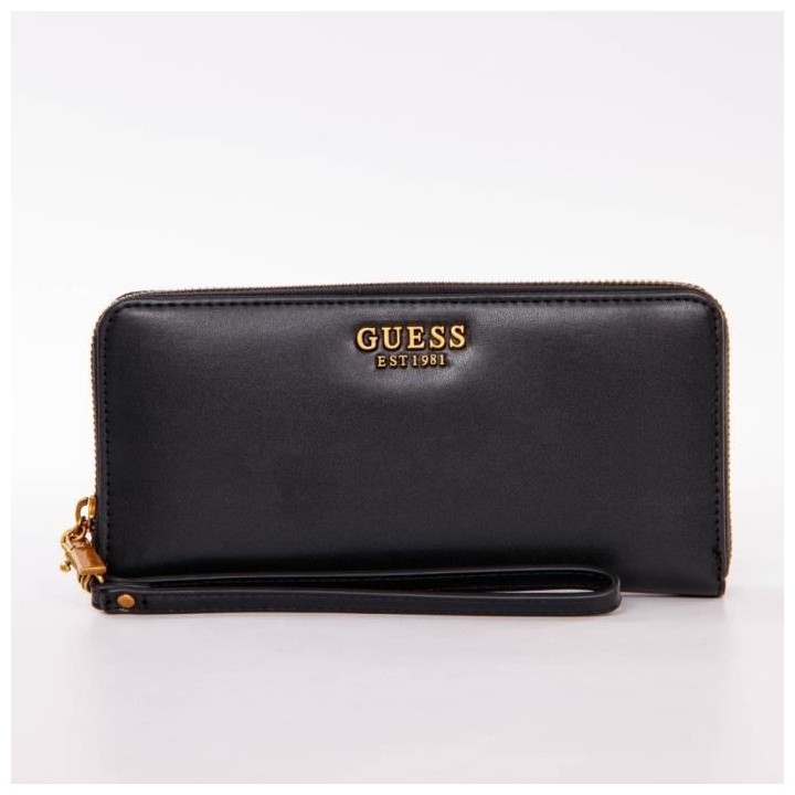 GUESS Sac femme Laurel SLG Large zip Noir