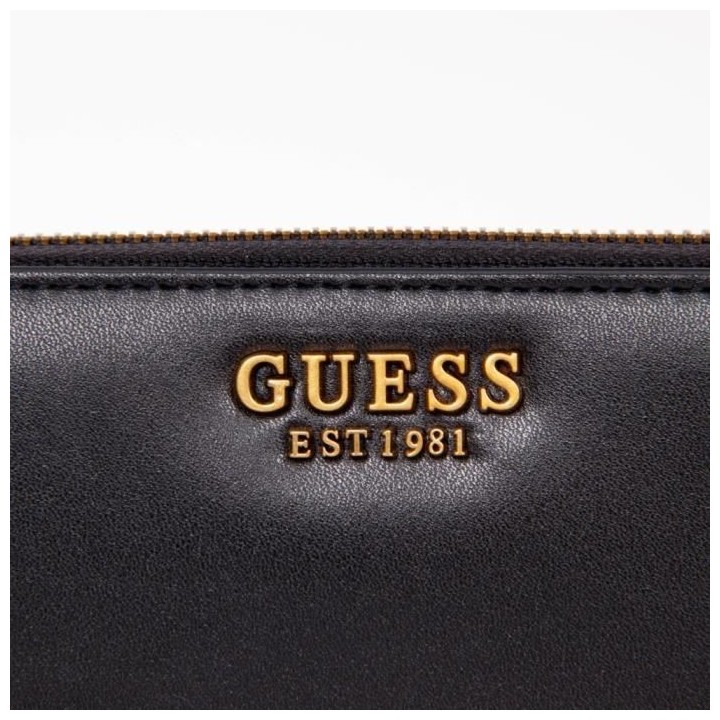 GUESS Sac femme Laurel SLG Large zip Noir