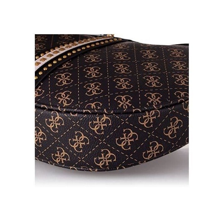 GUESS Sac femme Kasinta Hobo Marron