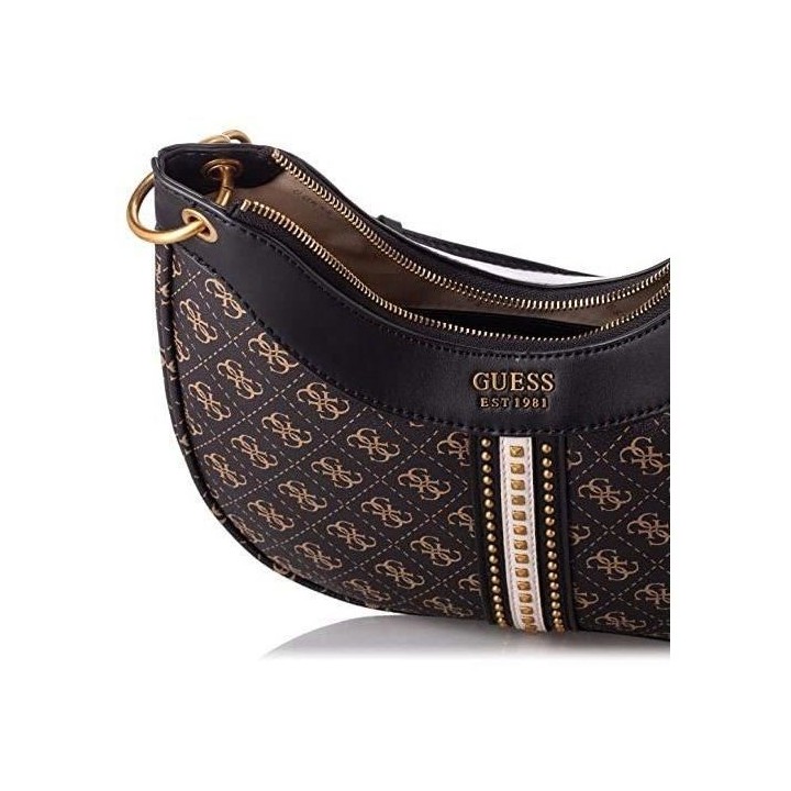 GUESS Sac femme Kasinta Hobo Marron