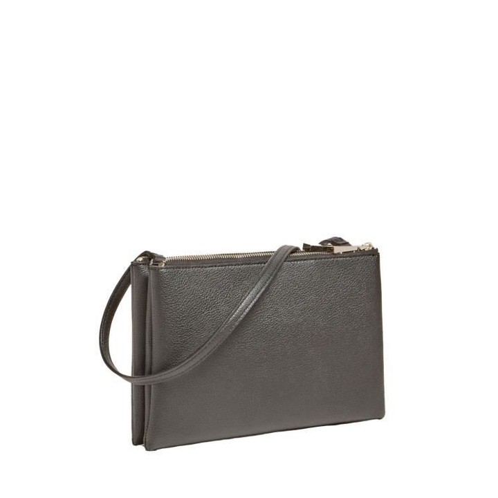 GUESS Sac a Main Naya Double Zip Crossbody Noir Femme