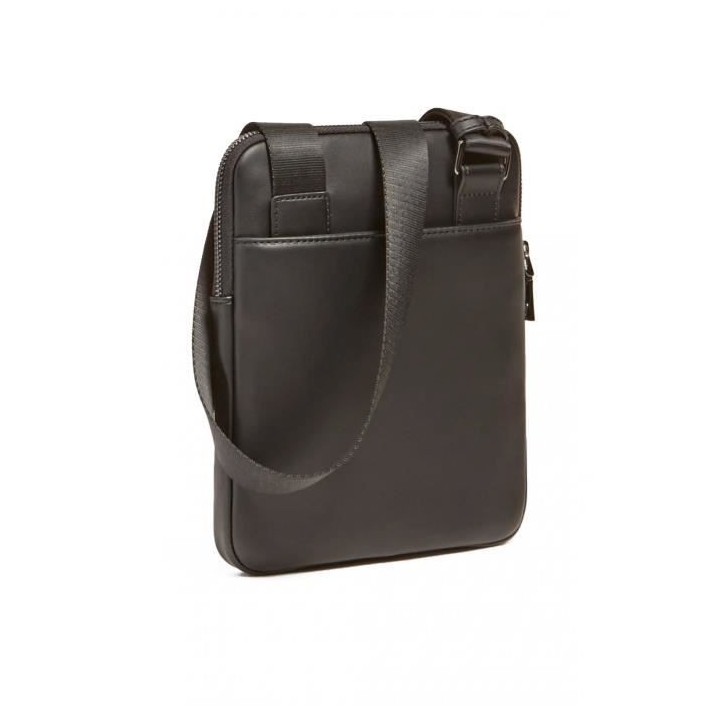 GUESS Sac a Main Scala Crossbody Flat Noir Femme