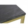 Console DKD Home Decor 100 x 40 x 77 cm Noir Doré Marbre Fer