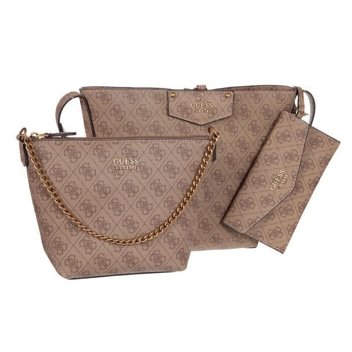 Guess sac femme latte logo