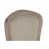 Chaise DKD Home Decor Beige Bois Polyester (57 x 57 x 94 cm)