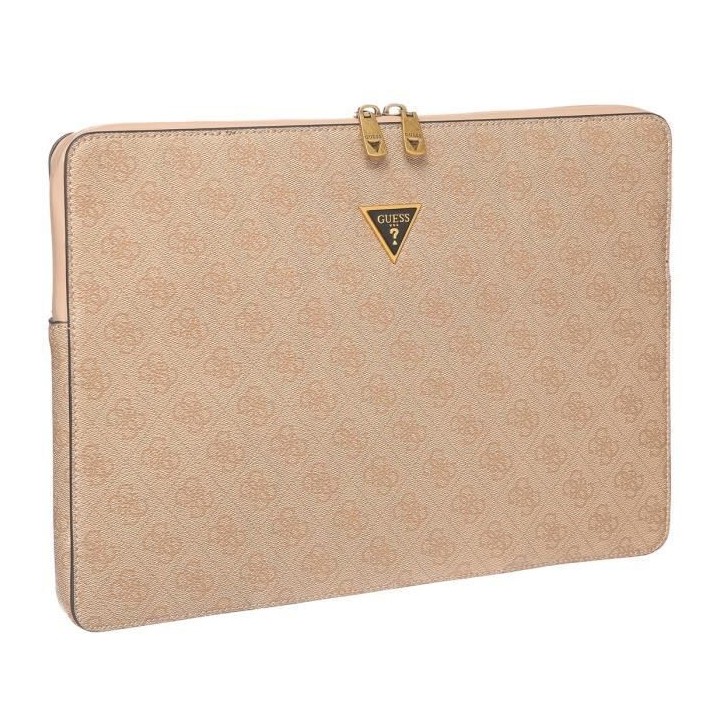 GUESS Sac homme Vezzola document Beige / marron