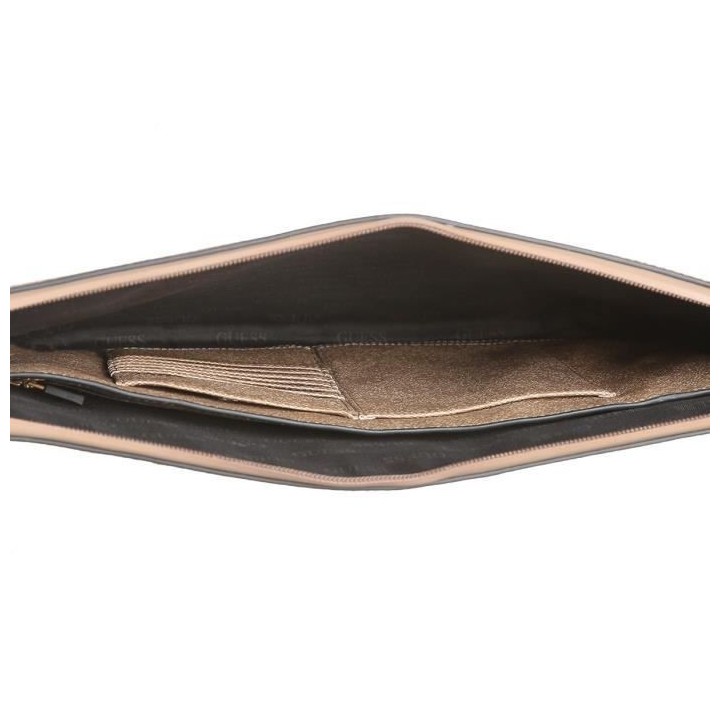 GUESS Sac homme Vezzola document Beige / marron