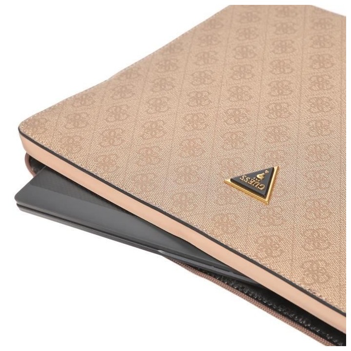 GUESS Sac homme Vezzola document Beige / marron