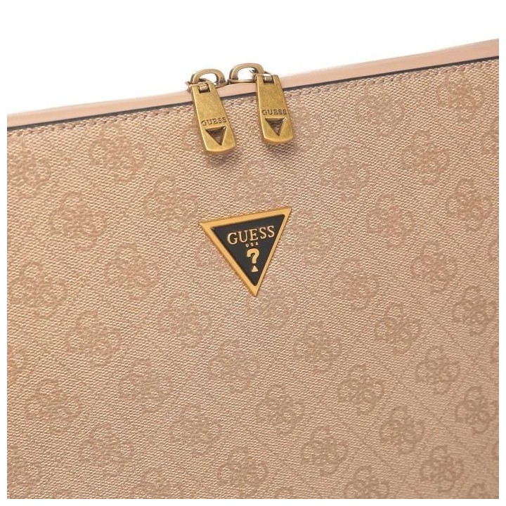 GUESS Sac homme Vezzola document Beige / marron