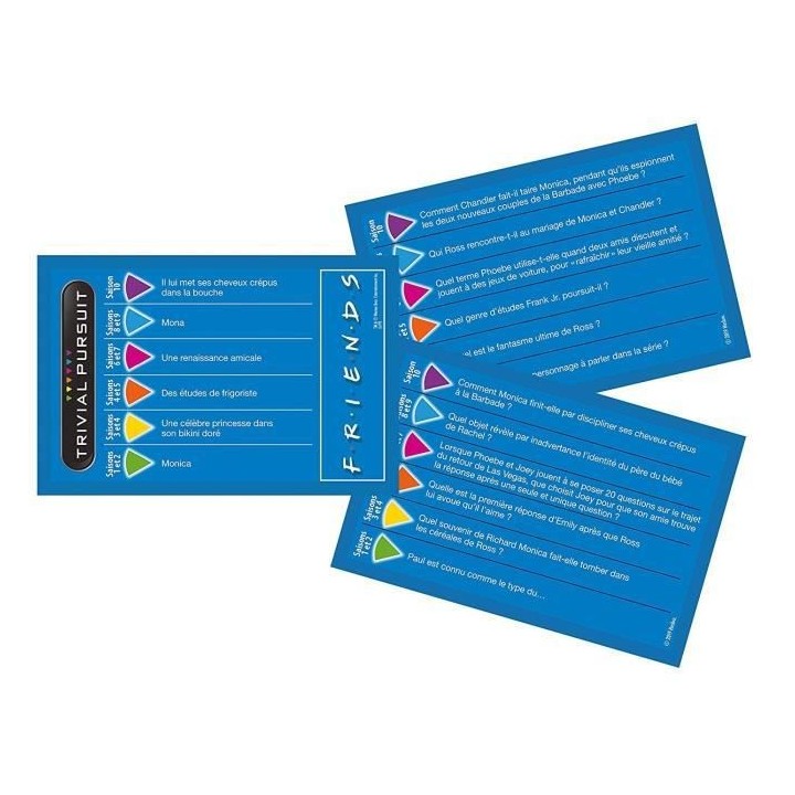 TRIVIAL PURSUIT - Friends - Format de voyage 600 questions - Jeu de so