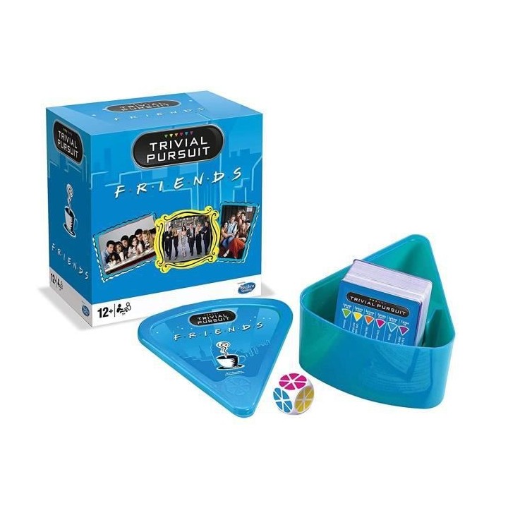 TRIVIAL PURSUIT - Friends - Format de voyage 600 questions - Jeu de so