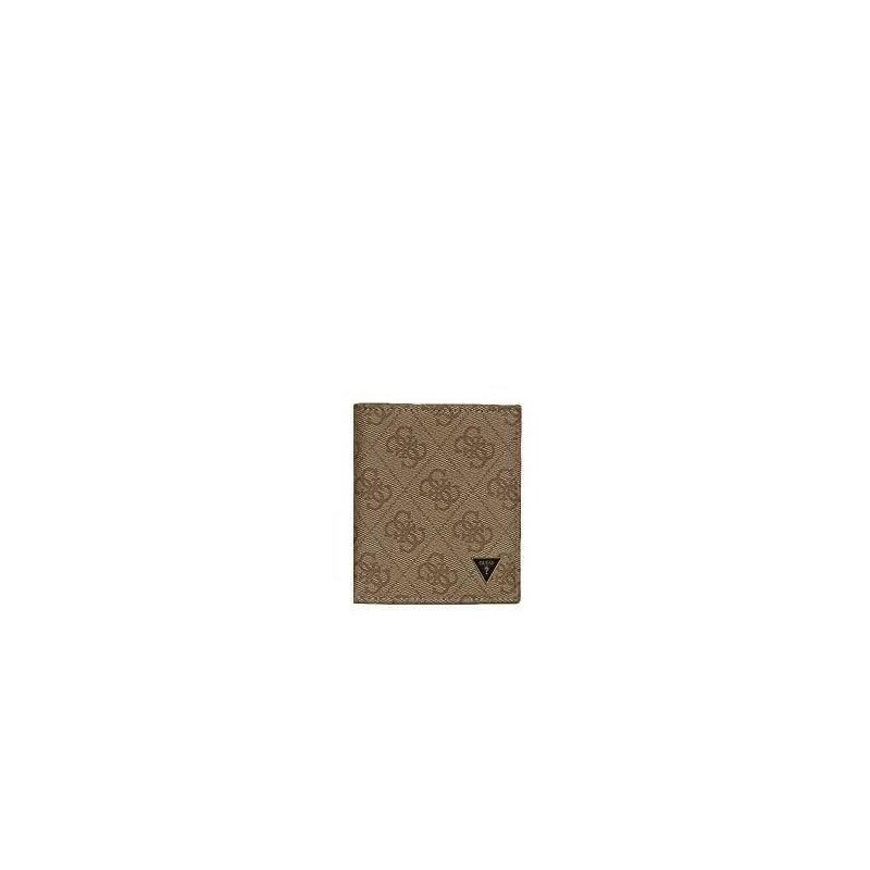 GUESS Sac homme Vezzola small Billfold Beige / marron