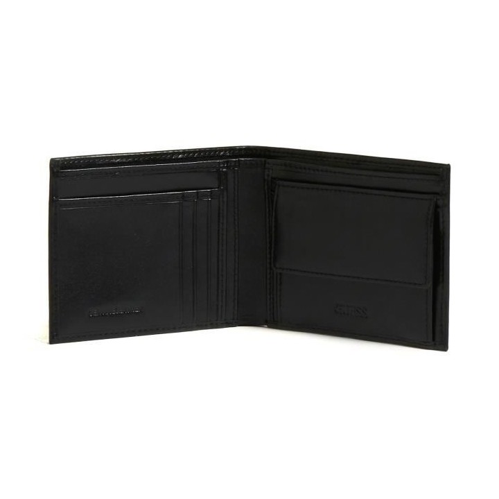 GUESS Sac homme Zurigo Billfold Noir