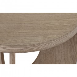 Table d'appoint DKD Home Decor 50 x 50 x 38 cm Naturel Pin